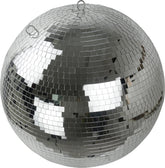 FXLAB Battery Mirrorball Motor White inc LED Light + 200mm Mirror Ball comes with Remote